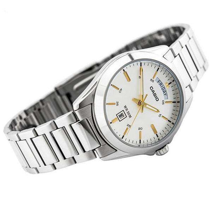 Casio Classic Analog Stainless Steel Silver Dial Quartz MTP-1370D-7A2 Men's Watch