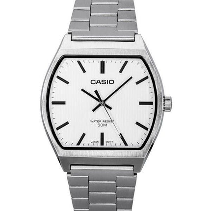 Casio Standard Analog Stainless Steel White Dial Quartz MTP-B140D-7A Men's Watch