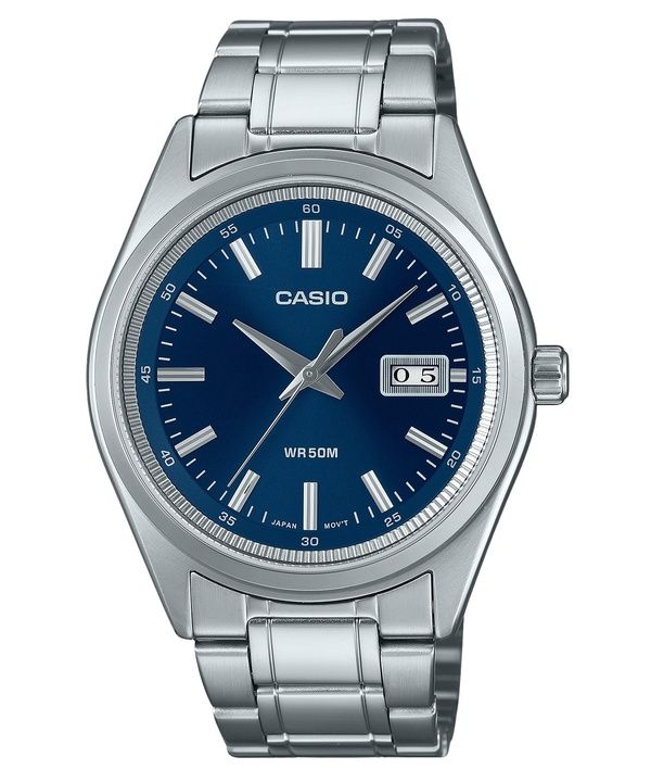 Casio Standard Analog Stainless Steel Blue Dial Quartz MTP-B180D-2AV Men's Watch