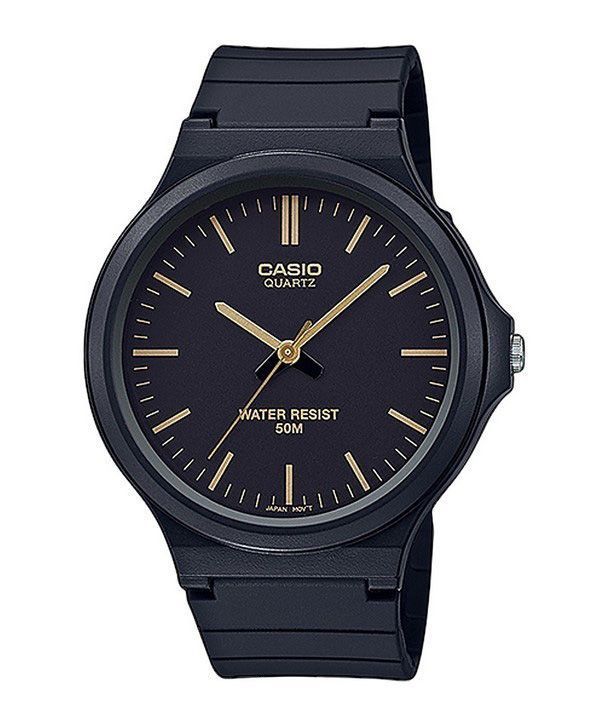 Casio Standard Analog Resin Strap Black Dial Quartz MW-240-1E2V Men's Watch