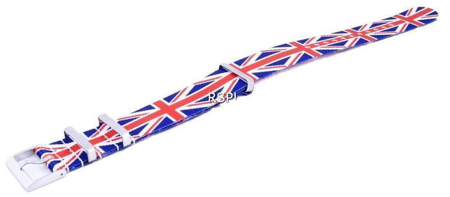 Ratio NATO28 United Kingdom National Flag Pattern Polyester 22mm Watch Strap