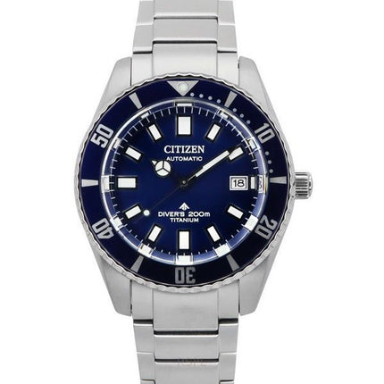 Citizen Promaster Fujitsubo Super Titanium Blue Dial Automatic Diver's NB6021-68L 200M Men's Watch