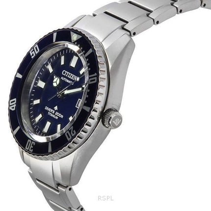 Citizen Promaster Fujitsubo Super Titanium Blue Dial Automatic Diver's NB6021-68L 200M Men's Watch