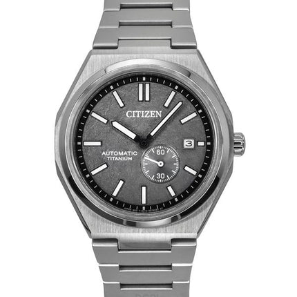 Citizen Zenshin Super Titanium Grey Dial Automatic NJ0180-80H 100M Men's Watch