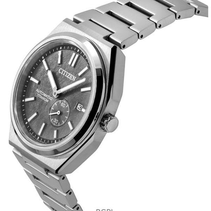 Citizen Zenshin Super Titanium Grey Dial Automatic NJ0180-80H 100M Men's Watch