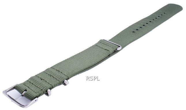 Ratio Nato9 Green Nylon Watch Strap 22mm