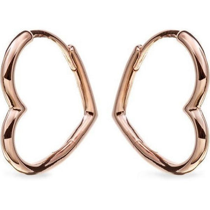 Pandora Asymmetric Heart Hoop Earrings 288307 For Women