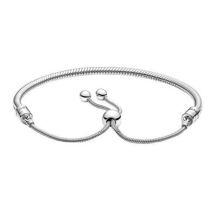 Pandora Moments Snake Chain Slider Bracelet 599652C01-2 For Women