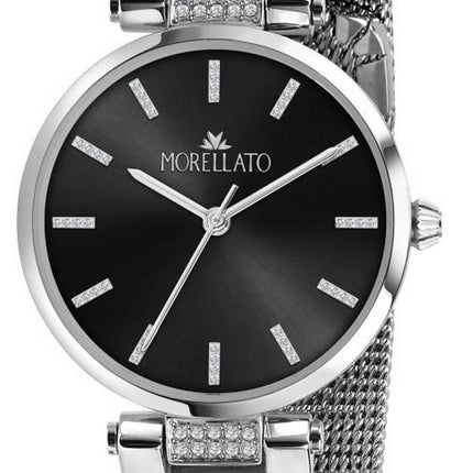 Morellato Shine Black Dial Stainless Steel Quartz R0153162505 Womens Watch