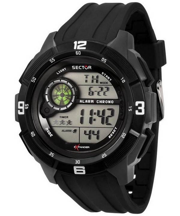 Sector EX-04 Digital Silicon Strap Quartz R3251535001 Men's Watch