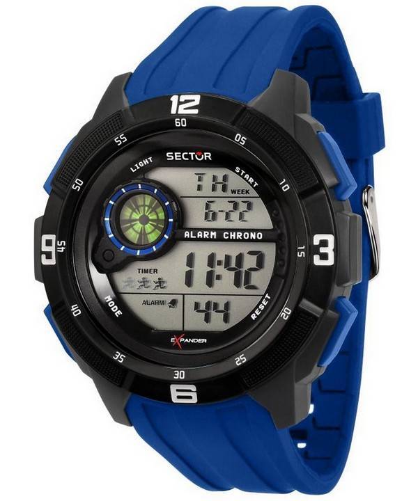 Sector EX-04 Digital Silicon Strap Quartz R3251535002 Men's Watch