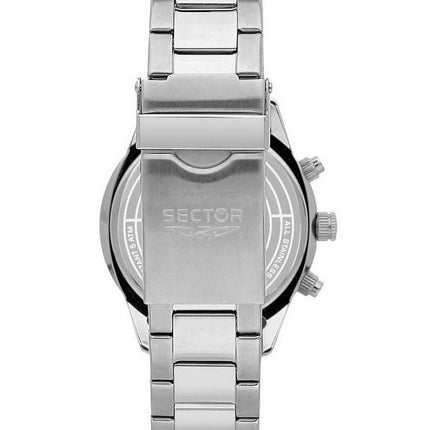 Sector 670 Dual Time Multifunction Stainless Steel Black Dial Quartz R3253540013 Womens Watch