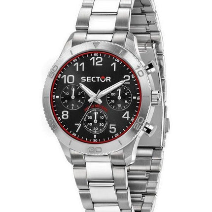 Sector 270 Chronograph Black Sunray Dial Stainless Steel Quartz R3253578017 Mens Watch