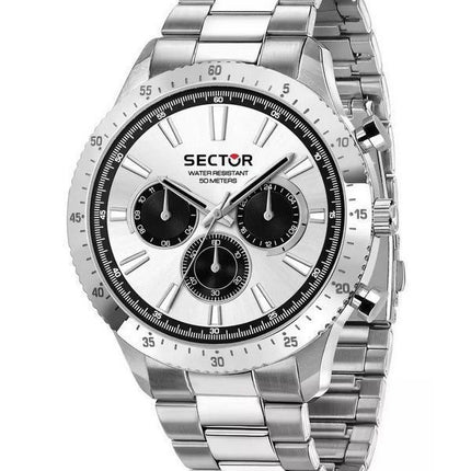 Sector 270 Multifunction Stainless Steel White Dial Quartz R3253578027 Mens Watch