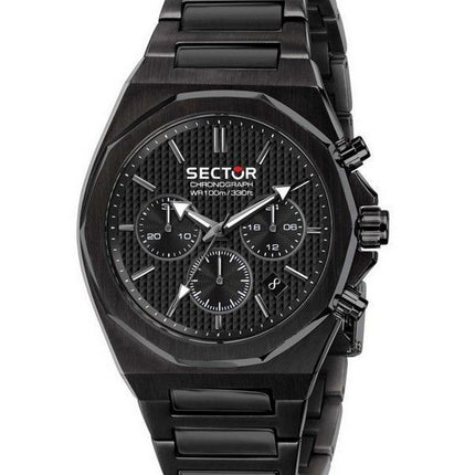 Sector 960 Chronograph Black Dial Stainless Steel Quartz R3273628001 100M Men's Watch