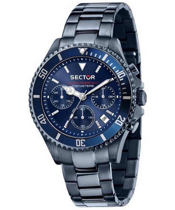 Sector 230 Chronograph Dark Blue Dial Stainless Steel Quartz R3273661026 100M Men's Watch