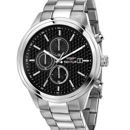 Sector 670 Chronograph Stainless Steel Black Dial Quartz R3273740002 Mens Watch