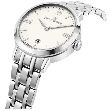 Philip Watch Audrey Stainless Steel White Dial Quartz R8253150514 Womens Watch