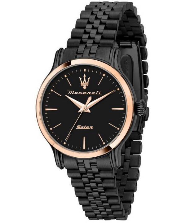 Maserati Epoca Stainless Steel Black Dial Solar R8853118518 100M Women's Watch