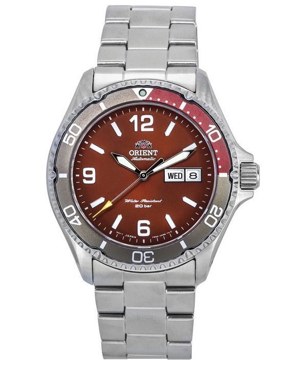 Orient Sports Kamasu Mako III Stainless Steel Red Dial Automatic Diver's RA-AA0820R19B RA-AA0820R39B 200M Men's Watch