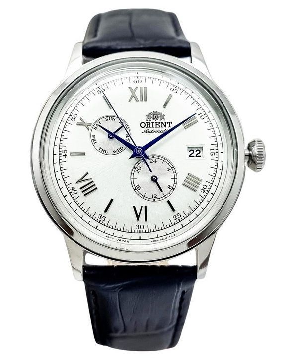 Orient Bambino Version 8 Classic Leather Strap White Dial Automatic RA-AK0701S10B RA-AK0701S30B Men's Watch