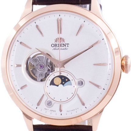 Orient Sun & Moon Phase Open Heart Dial Automatic RA-AS0102S10B RA-AS0102S30B Men's Watch