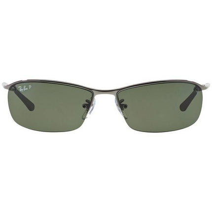 Ray-Ban Rectangular Polarized RB3183-004-9A-63 Men's Sunglasses