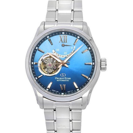 Orient Star Contemporary Limited Edition Open Heart Blue Dial Automatic RE-AT0017L00B 100M Men's Watch With Extra Strap