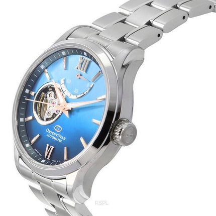 Orient Star Contemporary Limited Edition Open Heart Blue Dial Automatic RE-AT0017L00B 100M Men's Watch With Extra Strap