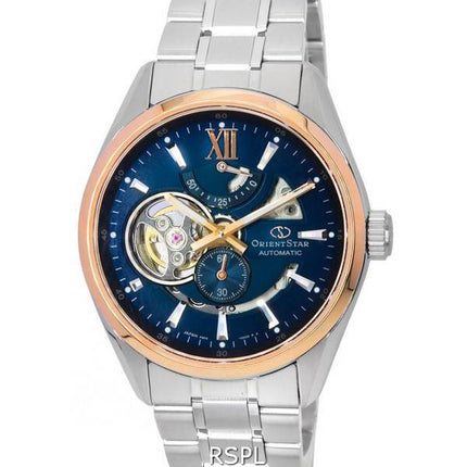 Orient Star Contemporary Limited Edition Open Heart Blue Dial Automatic RE-AV0120L00B 100M Men's Watch