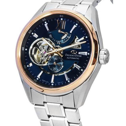 Orient Star Contemporary Limited Edition Open Heart Blue Dial Automatic RE-AV0120L00B 100M Men's Watch