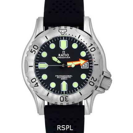 Ratio FreeDiver Professional Sapphire Black Dial Automatic RTF015 500M Men's Watch