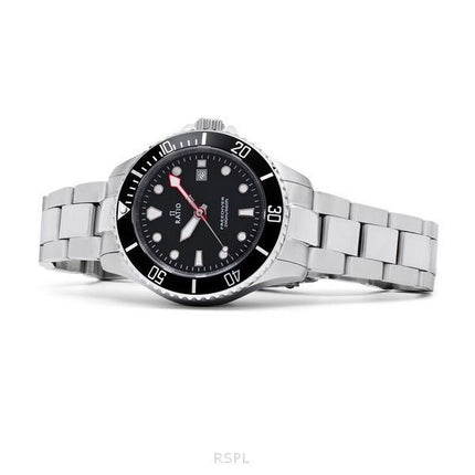 Ratio FreeDiver Sapphire Stainless Steel Black Dial Quartz RTFL800 200M Women's Watch