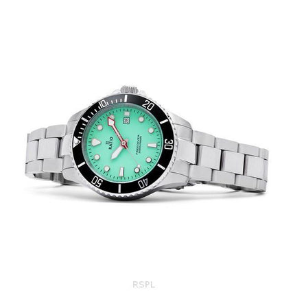 Ratio FreeDiver Sapphire Stainless Steel Green Dial Quartz RTFL805 200M Women's Watch