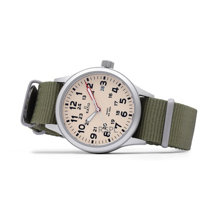 Ratio Quest Men's Field Watch Sapphire Nylon Strap Quartz RTQ011 100M Lewis And Clark Edition