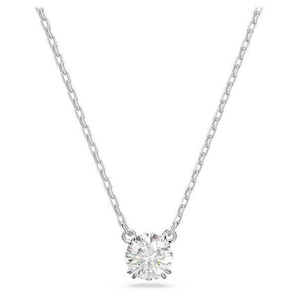 Swarovski Stilla Rhodium Plated And Zirconia Pendant 5636706 For Women