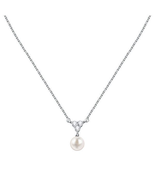 Morellato Perla 925% Silver Necklace SAER50 For Women