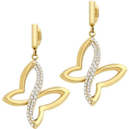 Morellato Battito Gold Tone Rhodium Plated SAHO08 Womens Earring