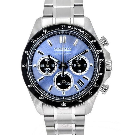 Seiko Spirit Chronograph Stainless Steel Grey Dial Quartz SBTR027 100M Men's Watch