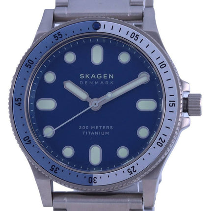 Skagen Fisk Limited Edition Titanium Divers Quartz SKW6717 200M Mens Watch