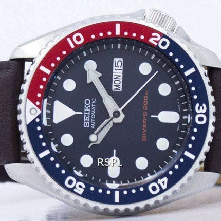 Seiko Automatic Diver's 200M Ratio Dark Brown Leather SKX009K1-LS11 Men's Watch