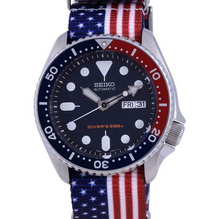 Seiko Automatic Divers Polyester SKX009K1-var-NATO27 200M Mens Watch