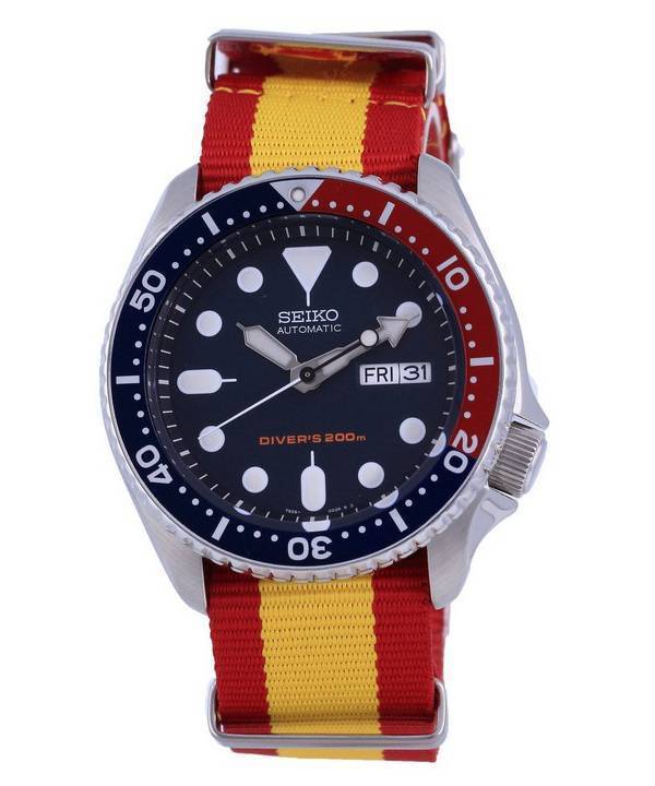 Seiko Automatic Divers Polyester SKX009K1-var-NATO29 200M Mens Watch