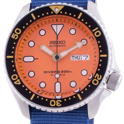 Seiko Automatic Divers SKX011J1-var-NATO8 200M Japan Made Mens Watch