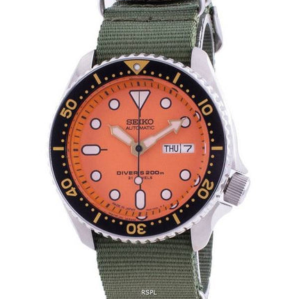 Seiko Automatic Divers SKX011J1-var-NATO9 200M Japan Made Mens Watch