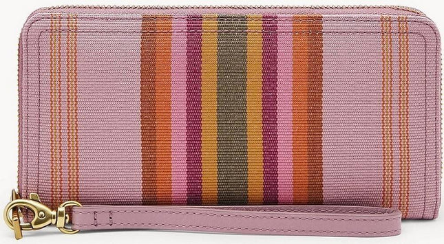 Fossil Logan RFID Zip Around SL6362895 Womens Clutch