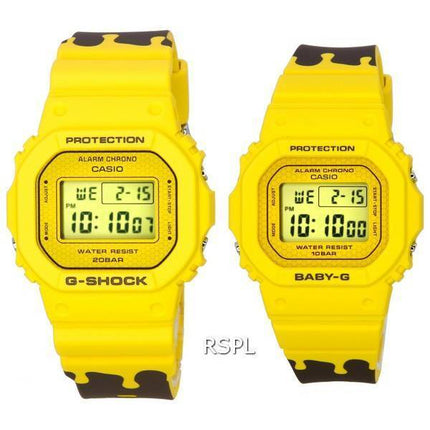 Casio G-Shock And Baby-G Digital Honey Inspired Limited Edition Quartz SLV-22B-9 SLV22B-9 Couple Watch