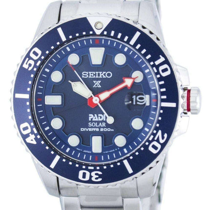 Seiko Prospex PADI Special Edition Solar Diver's 200M SNE435 SNE435P1 SNE435P Men's Watch