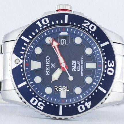 Seiko Prospex PADI Special Edition Solar Diver's 200M SNE435 SNE435P1 SNE435P Men's Watch