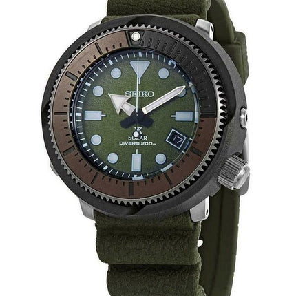 Seiko Prospex Solar Divers Green Dial SNE561P1 SNE561P 200M Mens Watch